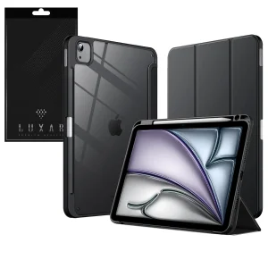 کیف کلاسوری لوکسار مدل air 11 - اسمارت جا قلم دار مناسب برای تبلت اپل iPad Air 11-inch M3 (2025) / iPad Air 11-inch M2 (2024) / iPad Air 5th (2022)