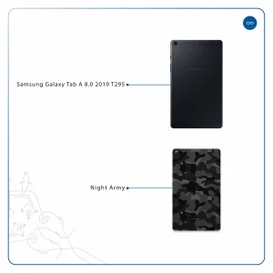 برچسب پوششی ماهوت مدل Night-Army مناسب برای تبلت سامسونگ Galaxy Tab A 8.0 2019 T295