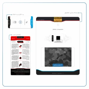 برچسب پوششی ماهوت مدل Night-Army مناسب برای تبلت سامسونگ Galaxy Tab A 8.0 2019 T295