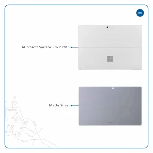 برچسب پوششی ماهوت مدل Matte-Silver مناسب برای تبلت مایکروسافت Surface Pro 2 2013