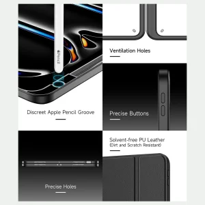 کیف کلاسوری دوکس دوکیس مدل MAGI مناسب برای تبلت Apple iPad Pro 2024/2025-13 Inch