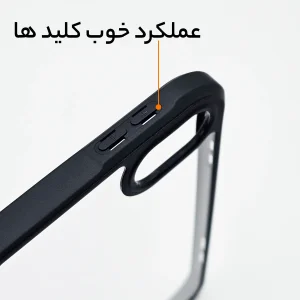 کاور سامورایی مدل Black-Bumper مناسب برای تبلت اپل iPad Air 13 2024 / iPad Air 13 2025