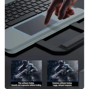 کیف کلاسوری کیبورددار نیلکین مدل Bumper Go Keyboard مناسب برای تبلت سامسونگ Galaxy Tab S10 Ultra / Samsung Galaxy Tab S9 Ultra/Samsung Galaxy Tab S8 Ultra