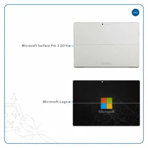 برچسب پوششی ماهوت مدل Microsoft-Logo مناسب برای تبلت مایکروسافت Surface Pro 3 2014