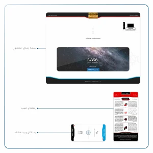 برچسب پوششی ماهوت مدل Universe-by-NASA-3 مناسب برای تبلت سامسونگ Galaxy Tab S5e 10.5 2019 T725