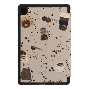 کیف کلاسوری دی کیس مدل Coffee مناسب برای تبلت سامسونگ Galaxy Tab A7 Lite-8.7 Inch