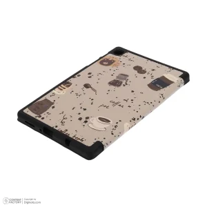 کیف کلاسوری دی کیس مدل Coffee مناسب برای تبلت سامسونگ Galaxy Tab A7 Lite-8.7 Inch