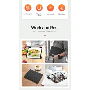 کیف کلاسوری دوکس دوکیس مدل Domo Flip مناسب برای تبلت اپل iPad Pro 11 (2024)