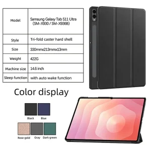 کیف کلاسوری اپیکوی مدل Leather مناسب برای تبلت سامسونگ Galaxy Tab S11 Ultra