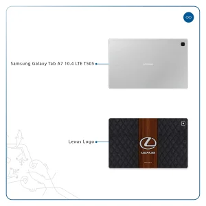 برچسب پوششی ماهوت مدل Lexus-Logo مناسب برای تبلت سامسونگ Galaxy Tab A7 10.4 LTE 2020 T505