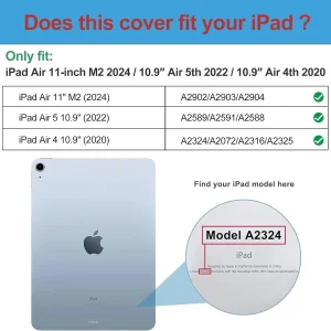 کاور سامورایی مدل Fortex مناسب برای تبلت اپل iPad Air 11 2024 / Air 11 2025