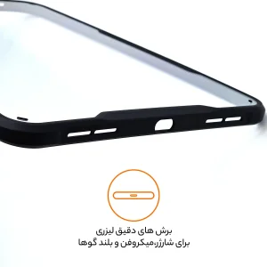 کاور سامورایی مدل Black-Bumper مناسب برای تبلت اپل iPad Air 11 (2024) / iPad Pro 11 (2022-2021-2020-2018)