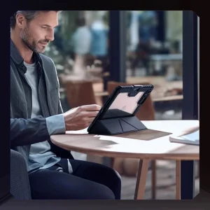 کیف کلاسوری نیلکین مدل Bumper Pro Leather Multi-Angle Folding مناسب برای تبلت اپل iPad Pro 11 2025 / Pro 11 2024