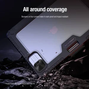 کیف کلاسوری نیلکین مدل Bumper Pro Leather Multi-Angle Folding مناسب برای تبلت اپل iPad Pro 11 2025 / Pro 11 2024