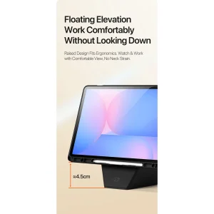 کیف کلاسوری دوکس دوکیس مدل vers  مناسب برای تبلت سامسونگ Galaxy Tab S10 Plus-12.4 inch،Galaxy Tab S9 FE Plus-12.4 Inch،Galaxy Tab S9 Plus-12.4 Inch
