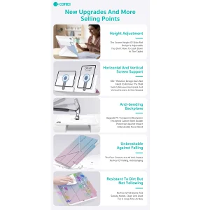 کیف کلاسوری کوتتسی مدل IP-002 مناسب برای تبلت اپل 11 اینچ ipad10 / ipad11 A(16)