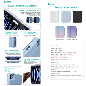 کیف کلاسوری کوتتسی مدل IP-002 مناسب برای تبلت اپل 11 اینچ ipad10 / ipad11 A(16)