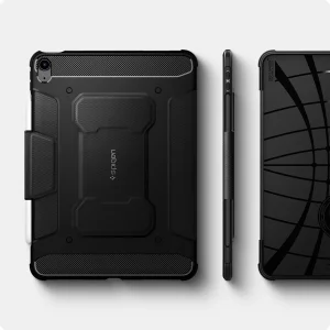 کیف کلاسوری اسپیگن مدل Rugged Armor Pro مناسب برای تبلت iPad Air 11 inch 7th M3 (2025) / iPad Air 11 inch 6th M2 (2024) / iPad Air 10.9 inch 5th (2022) / iPad Air 10.9 inch 4th Generation