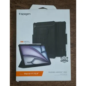 کیف کلاسوری اسپیگن مدل Rugged Armor Pro مناسب برای تبلت iPad Air 11 inch 7th M3 (2025) / iPad Air 11 inch 6th M2 (2024) / iPad Air 10.9 inch 5th (2022) / iPad Air 10.9 inch 4th Generation