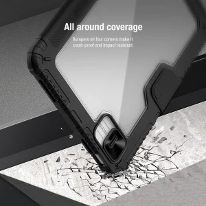 کیف کلاسوری نیلکین مدل Camshield Bumper Leather مناسب برای تبلت اپل  (iPad A16/ iPad 11 (2025) / iPad 10/ iPad 10.9 (2022