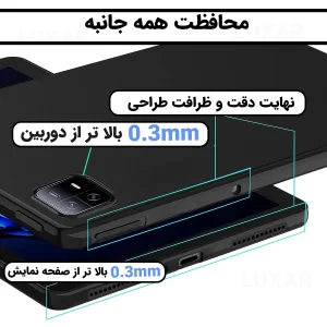 کاور لوکسار مدل Blackern مناسب برای تبلت شیائومی Redmi Pad 6 / Redmi Pad 6 Pro 11 inch