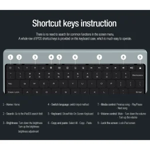کیف کلاسوری کیبورد دار نیلکین مدل Bumper Combo Backlit Keyboard مناسب برای تبلت اپل iPad Air 13 2025 / iPad Air 13 2024 / iPad Pro 12.9 2022 / 2021 / 2020