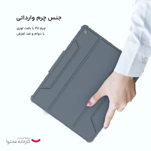 کیف کلاسوری نیلکین مدل Camshield Bumper Leather مناسب برای تبلت اپل iPad Pro 12.9 2020 / iPad Pro 12.9 2021