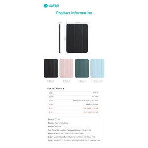 کیف کلاسوری کوتتسی مدل IP-071 مناسب برای تبلت اپل 11 اینچ Ipad Pro11 2024