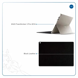 برچسب پوششی ماهوت مدل Black-Leather مناسب برای تبلت ایسوس Transformer 3 Pro 2016