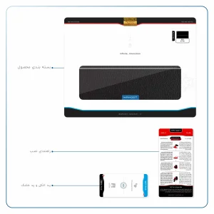 برچسب پوششی ماهوت مدل Black-Leather مناسب برای تبلت ایسوس Transformer 3 Pro 2016