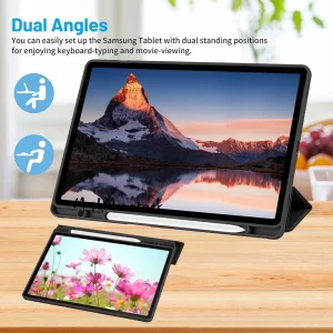 کیف کلاسوری اپیکوی مدل Smart Flip Folding مناسب برای تبلت سامسونگ Galaxy S10 Fe Plus