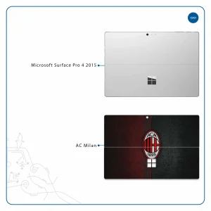 برچسب پوششی ماهوت مدل AC-Milan مناسب برای تبلت مایکروسافت Surface Pro 4 2015