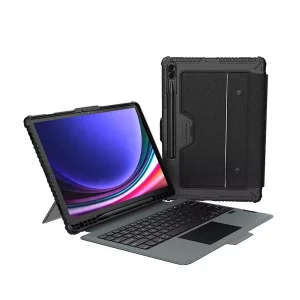 کیف کلاسوری کیبورددار نیلکین مدل Bumper Combo Backlit Keyboard مناسب برای تبلت سامسونگ Galaxy Tab S9 Plus