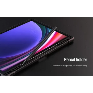 کیف کلاسوری نیلکین مدل Camshield Bumper Flip Folding مناسب برای تبلت سامسونگ Galaxy Tab S9 Plus