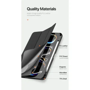 کیف کلاسوری بادیگارد مدل Domo مناسب برای تبلت اپل iPad Pro 11 inch 2024 M4 / iPad Pro 11 inch 2025 M5