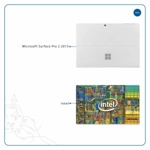 برچسب پوششی ماهوت مدل Intel Brand مناسب برای تبلت مایکروسافت Surface Pro 2 2013
