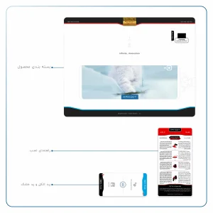 برچسب پوششی ماهوت مدل Cat-1 مناسب برای تبلت سامسونگ Galaxy Tab S3 9.7 2017 T825