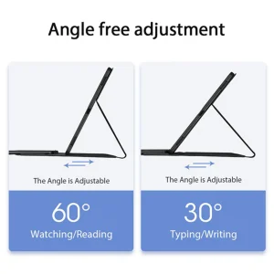 کیف کلاسوری کیبورد دار دوکس دوکیس مدل Tri-Fold مناسب برای تبلت سامسونگ Galaxy Tab S8 Ultra X900/X906