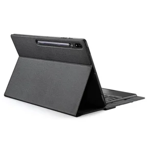 کیف کلاسوری کیبورد دار دوکس دوکیس مدل Tri-Fold مناسب برای تبلت سامسونگ Galaxy Tab S8 Ultra X900/X906