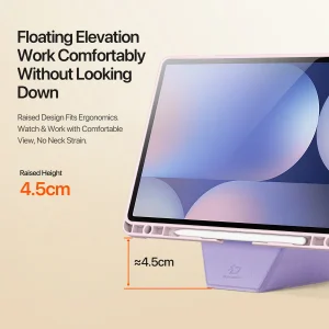 کیف کلاسوری دوکس دوکیس مدل vers  مناسب برای تبلت سامسونگ Galaxy Tab S10 Plus-12.4 inch، Galaxy Tab S9 Plus-12.4 Inch، Galaxy Tab S9 FE Plus-12.4 Inch