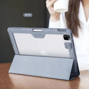 کیف کلاسوری نیلکین مدل Camshield Bumper مناسب برای تبلت اپل  iPad Air 13 2025 / iPad Air 13 2024 / iPad Pro 12.9 2022 / 2021 / 2020
