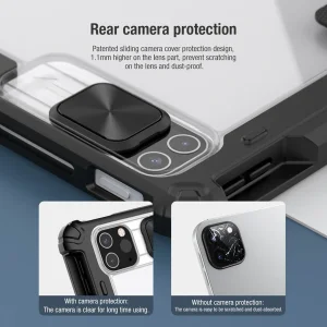 کیف کلاسوری نیلکین مدل Camshield Bumper مناسب برای تبلت اپل  iPad Air 13 2025 / iPad Air 13 2024 / iPad Pro 12.9 2022 / 2021 / 2020