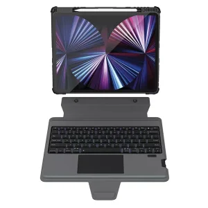 کیف کیبورددار نیلکین مدل Bumper Combo Backlit Keyboard مناسب برای تبلت  Apple iPad Air 13-inchh اپل (2024 M2/2025 M3/2026 M4), Apple iPad Pro 12.9-inch (2020/2021/2022)