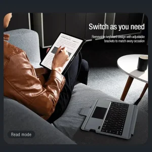 کیف کیبورددار نیلکین مدل Bumper Combo Backlit Keyboard مناسب برای تبلت  Apple iPad Air 13-inchh اپل (2024 M2/2025 M3/2026 M4), Apple iPad Pro 12.9-inch (2020/2021/2022)