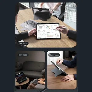 کیف کیبورددار نیلکین مدل Bumper Combo Backlit Keyboard مناسب برای تبلت  Apple iPad Air 13-inchh اپل (2024 M2/2025 M3/2026 M4), Apple iPad Pro 12.9-inch (2020/2021/2022)