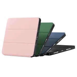 کیف گرین لاین مدل hogo premium case with Pencil Holder مناسب برای تبلت اپل 2024 IPad Pro 11 inch