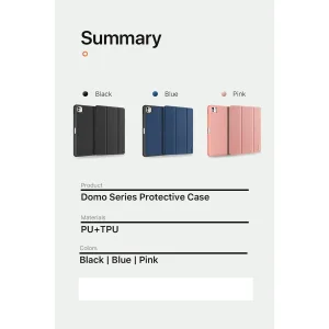 کیف کلاسوری دوکس دوکیس مدل Domo Flip مناسب برای تبلت اپل iPad Air 11 (2024)