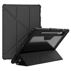 کیف کلاسوری نیلکین مدل Camshield Bumper Flip Folding مناسب برای تبلت سامسونگ Galaxy Tab S10 Plus/S9 Plus