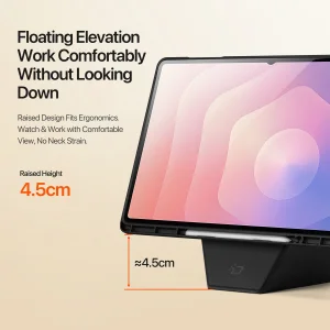 کیف کلاسوری دوکس دوکیس مدل vers مناسب برای تبلت سامسونگ Galaxy Tab S10 Ultra-14.6 inch، Tab S9 Ultra 14.6 Inch،Tab S11 Ultra-14.6 inch