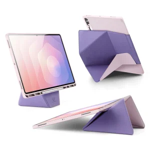 کیف کلاسوری دوکس دوکیس مدل vers مناسب برای تبلت سامسونگ Galaxy Tab S10 Ultra-14.6 inch، Tab S9 Ultra 14.6 Inch،Tab S11 Ultra-14.6 inch